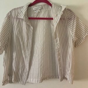 Urban Outfitters button-up striped top